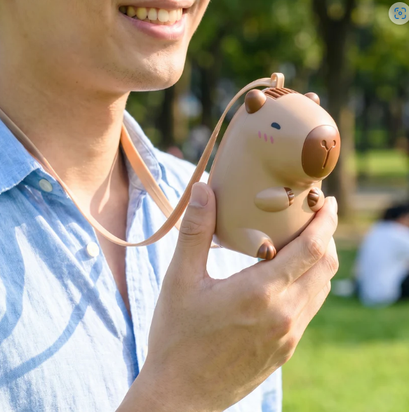 Mini Bear Fan – Rechargeable & Portable for Outdoor Use