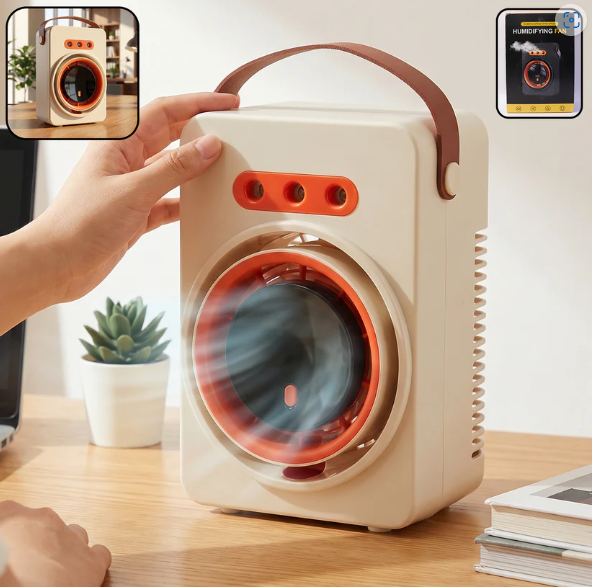 Portable Humidifying Air Cooling Fan – Compact & Multi-Functional