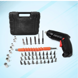Cordless Electric Screwdriver – 48-Pc Bit Set & LED | BoltForce