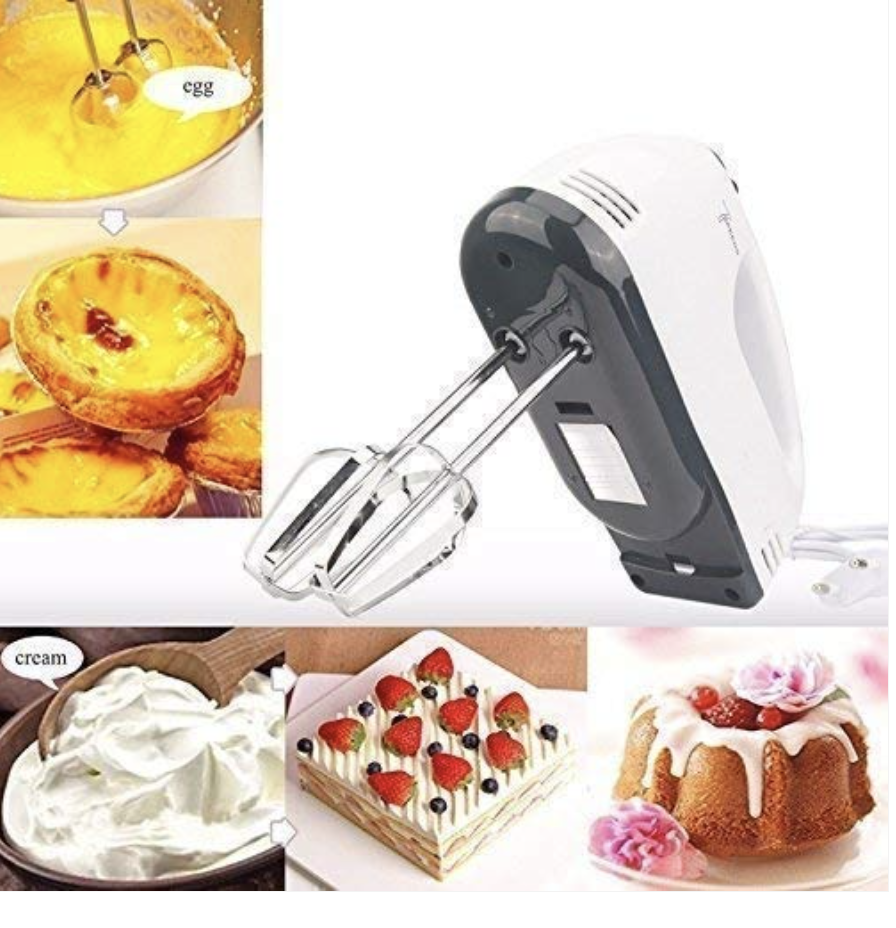 Electric Hand Mixer – 7-Speed with Attachments | XcelCraft