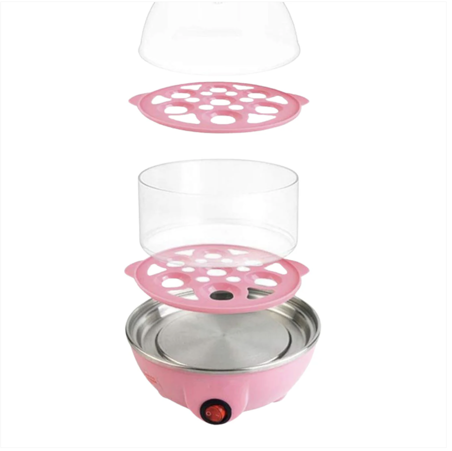 Electric Egg Boiler – 2 Layer Steamer & Poacher | DeoDap
