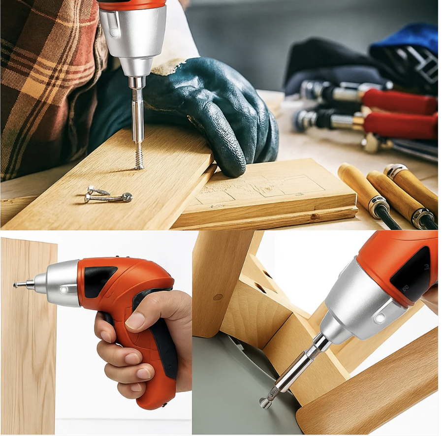 Electric Screwdriver Set – 45-Bit Cordless Power Tool for Home DIY