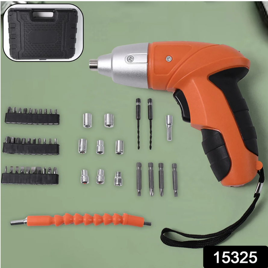 Electric Screwdriver Set – 45-Bit Cordless Power Tool for Home DIY