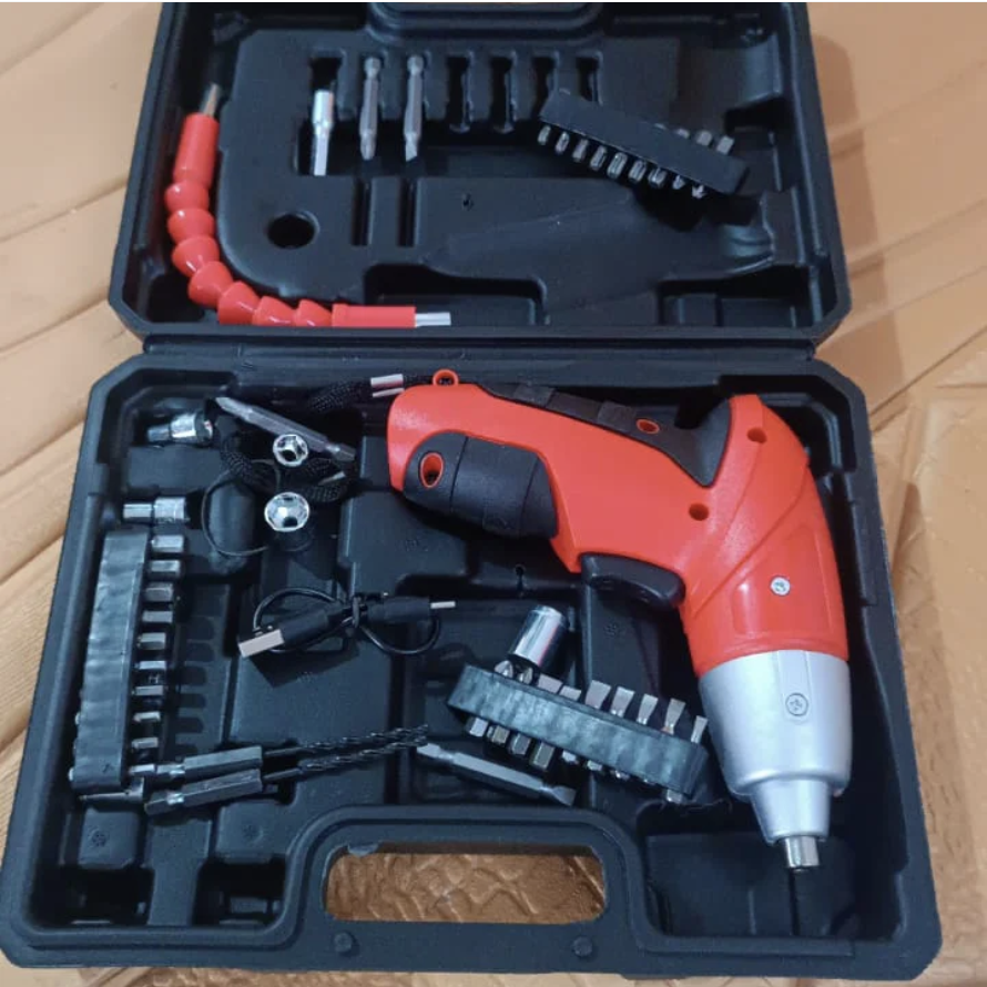 Electric Screwdriver Set – 45-Bit Cordless Power Tool for Home DIY
