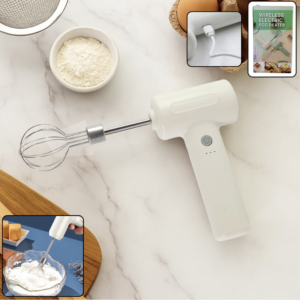 Cordless Electric Whisk – Rechargeable Hand Mixer for Kitchen