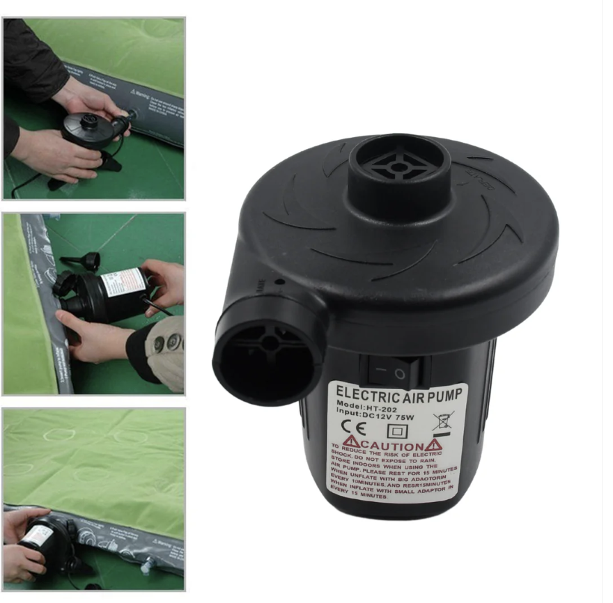Electric Air Pump – Fast Inflate/Deflate for Home & Travel | FitFuzion