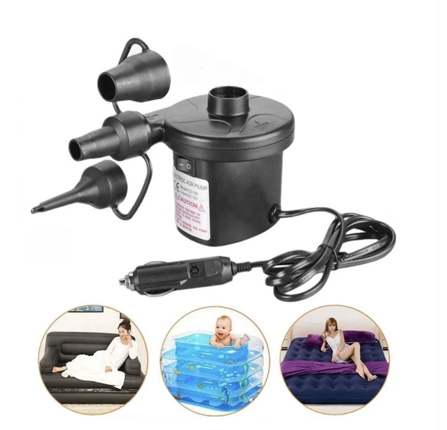 Electric Air Pump – Fast Inflate/Deflate for Home & Travel | FitFuzion