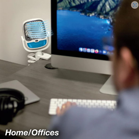 Portable Air Cooler – 3-Speed USB Rechargeable Fan | Velvet Wheels