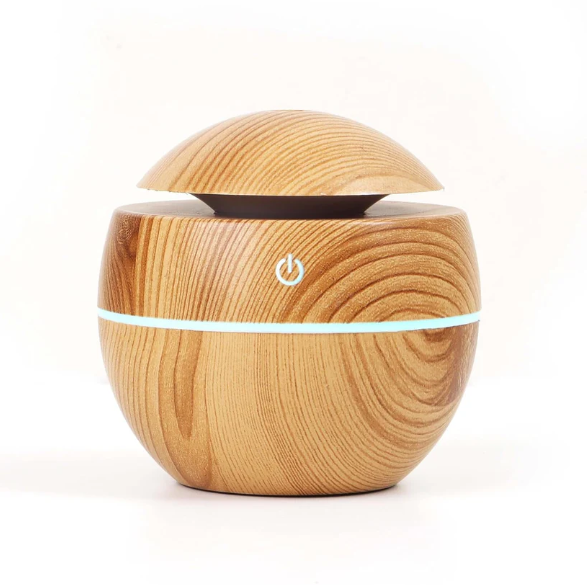 Ultrasonic Aroma Diffuser – Compact 200ml with Color LED Light