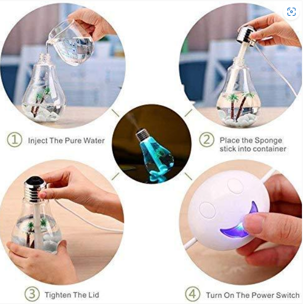 Automatic Air Freshener Humidifier – Cool Mist, LED Light | Velvet Wheels