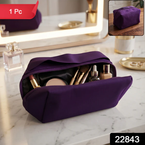 Travel Makeup Organizer Bag – Waterproof & Compact for On-the-Go