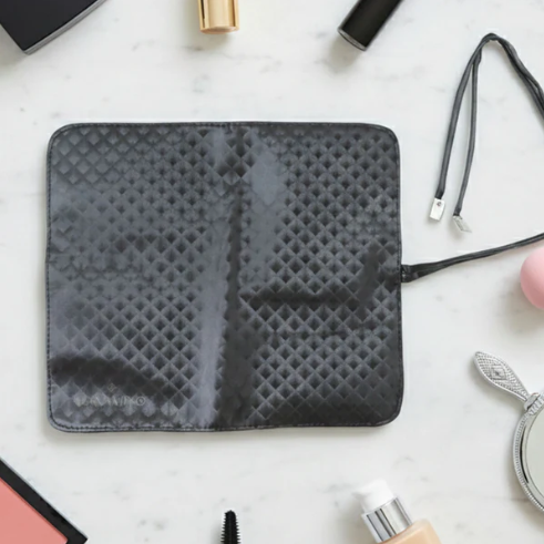 Makeup Brush Organizer Bag – Foldable & Travel-Friendly Storage