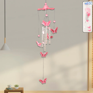 Butterfly Bell Wind Chimes – Vibrant Garden & Outdoor Decor