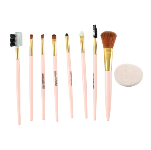 Professional Makeup Brush Set 9-in-1 – Complete Face & Eye Kit