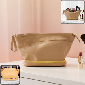 Makeup Storage Bag – Spacious Dual-Compartment Organizer