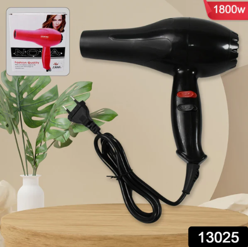 Professional Hair Dryer – 1800W, 3 Heat Settings | DeoDap
