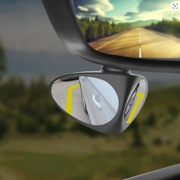 Car Blind Spot Mirror – 360° Rotation with HD Glass for Safety - Image 4
