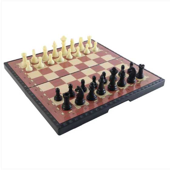 Foldable Magnetic Chess Board - Travel Friendly 24x24 cm - Image 4