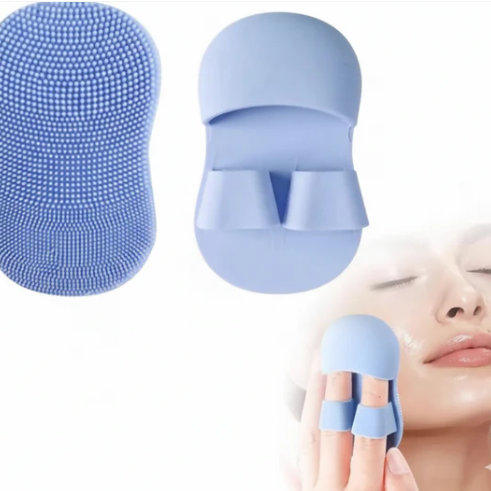 Silicone Glowpad Scrubber – Gentle Facial Exfoliation & Deep Cleanse