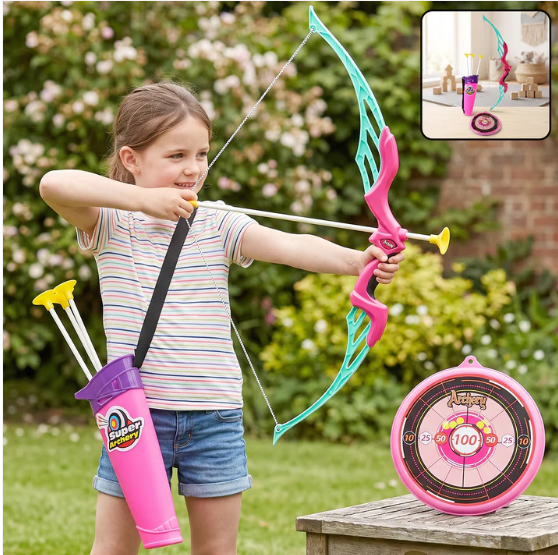 Kids Archery Set – Dhanush Baan Toy with Target & Arrows | Aditi