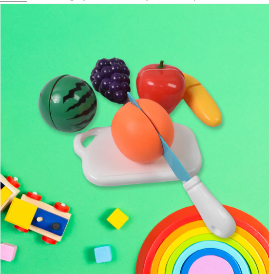 Fruit Cutting Toy Set – Sliceable Play Food for Kids | Aditi