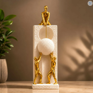 Modern Abstract Human Sculpture – Artistic Home & Office Decor