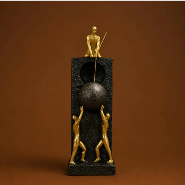 Modern Abstract Human Sculpture – Artistic Home & Office Decor