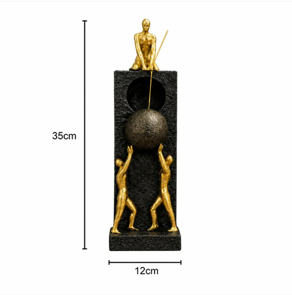 Modern Abstract Human Sculpture – Artistic Home & Office Decor