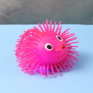 LED Spiky Puffer Ball – Soft Light-Up Stress Relief Toy