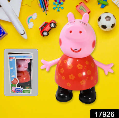Pig Pretend Play Toy – Movable Soft Rubber Figure | Play & Move by Play & Move
