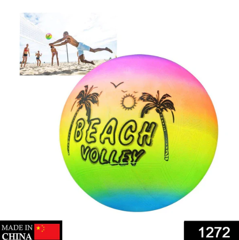 Kids Beach Ball – Soft Inflatable Volleyball | FitFuzion