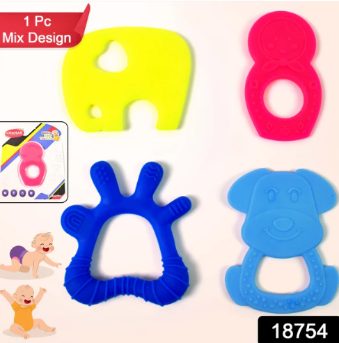 Silicone Baby Teether – Soft & BPA-Free Relief | Aditi