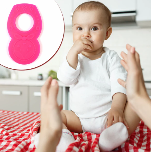 Silicone Baby Teether – Soft & BPA-Free Relief | Aditi