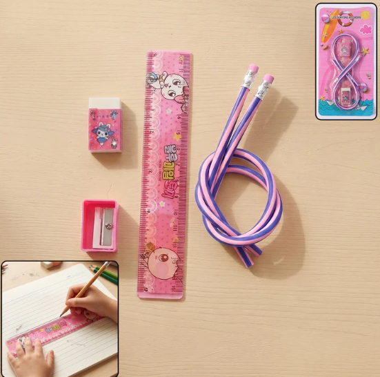 Kids 5-in-1 School Stationery Kit – Fun & Practical Learning Set