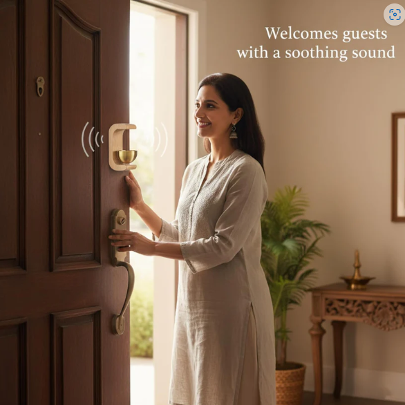 Zen Meditation Bell – Calming Sound with Wooden Stand
