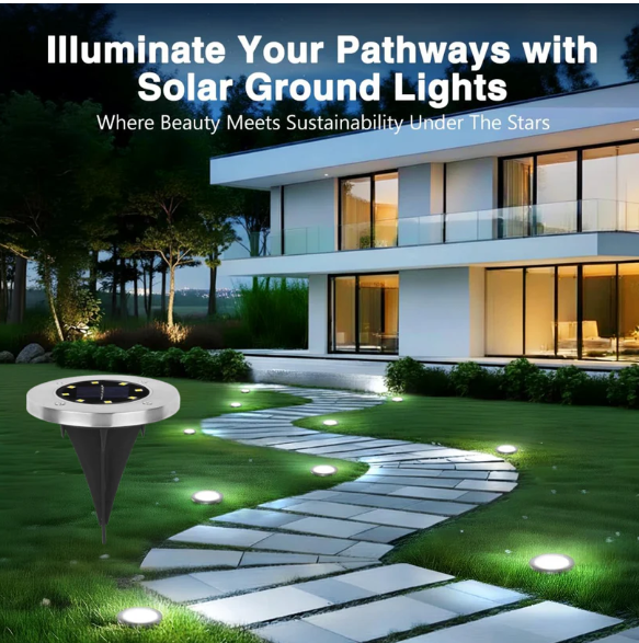 Solar Powered LED Garden Lights – Eco-Friendly Outdoor Pathway Lighting