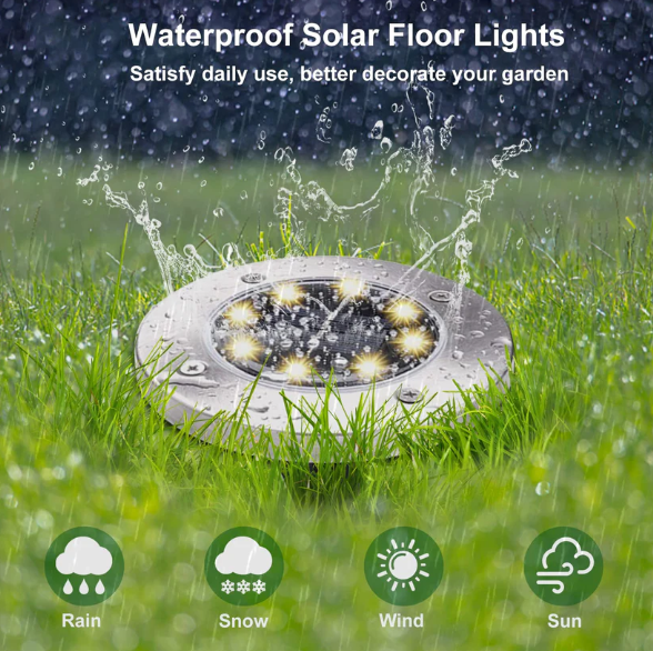 Solar Powered LED Garden Lights – Eco-Friendly Outdoor Pathway Lighting