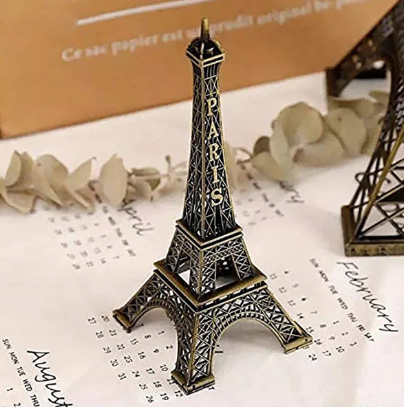 Eiffel Tower Statue – Antique Metal Paris Landmark | VoltDesk
