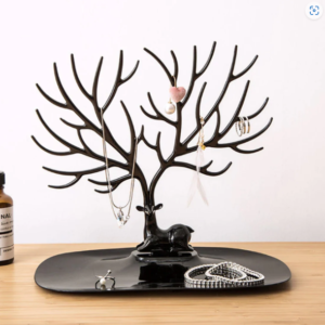 Deer Shaped Jewellery Holder – Elegant Antler Tree Organizer