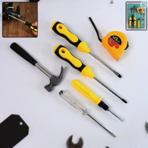 6-in-1 Hand Tool Kit – Durable Screwdrivers with Compact Case
