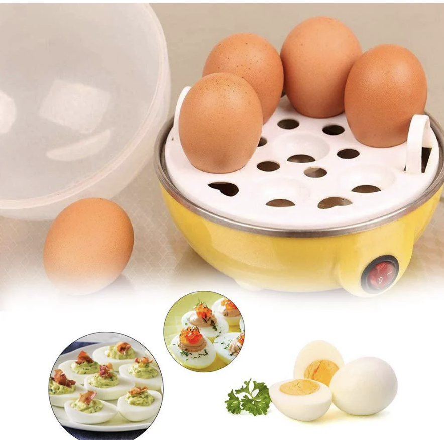 Electric Egg Boiler – 1-Layer Auto Shut-Off Poacher | Indo Glow