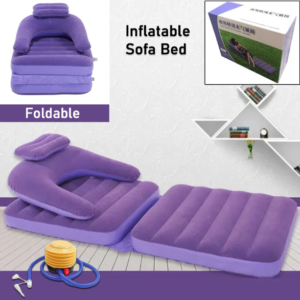 Inflatable Air Mattress – 2-in-1 Portable Lounger Sofa | Styleva