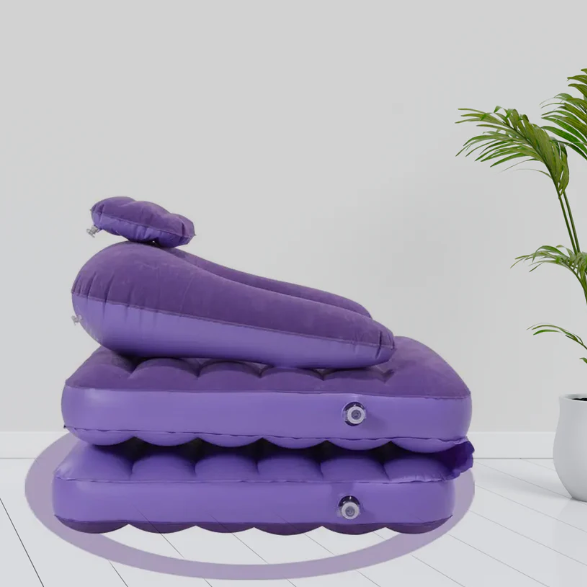 Inflatable Air Mattress – 2-in-1 Portable Lounger Sofa | Styleva
