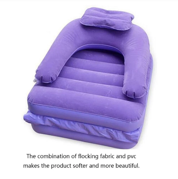 Inflatable Air Mattress – 2-in-1 Portable Lounger Sofa | Styleva