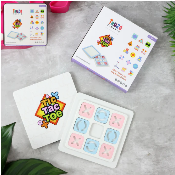 Tic Tac Toe Game for Kids – Portable & Educational Strategy Toy