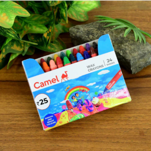 Wax Crayons – 24 Vibrant Smooth Shades for Kids' Creativity