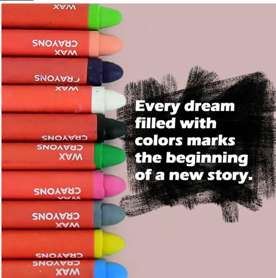 Wax Crayons – 24 Vibrant Smooth Shades for Kids' Creativity - Image 4