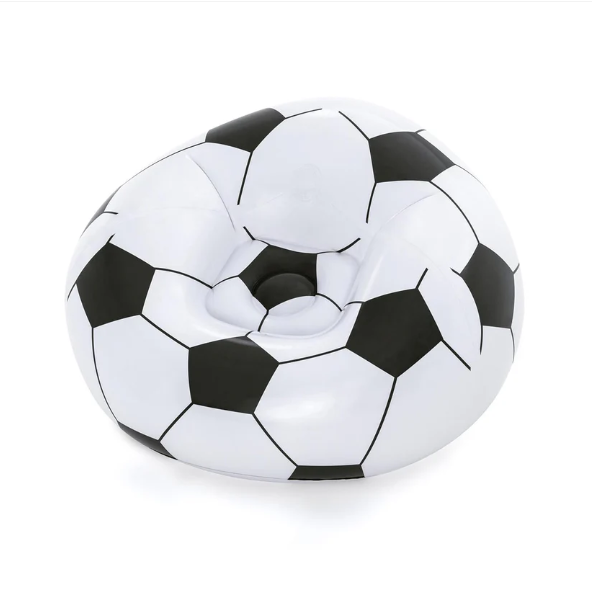 Inflatable Soccer Ball Lounge Chair – Fun & Comfortable for Kids