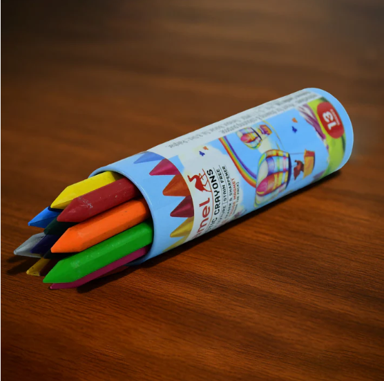 Camel Plastic Crayons 13 Shades – Smooth, Non-Toxic Colours - Image 3
