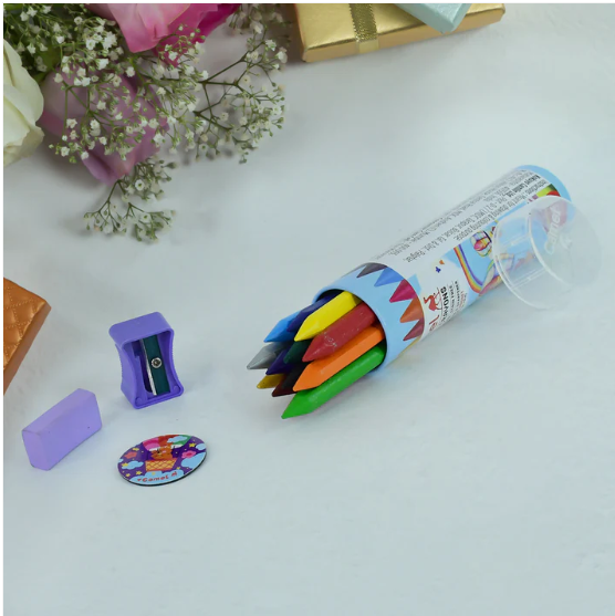 Camel Plastic Crayons 13 Shades – Smooth, Non-Toxic Colours - Image 4